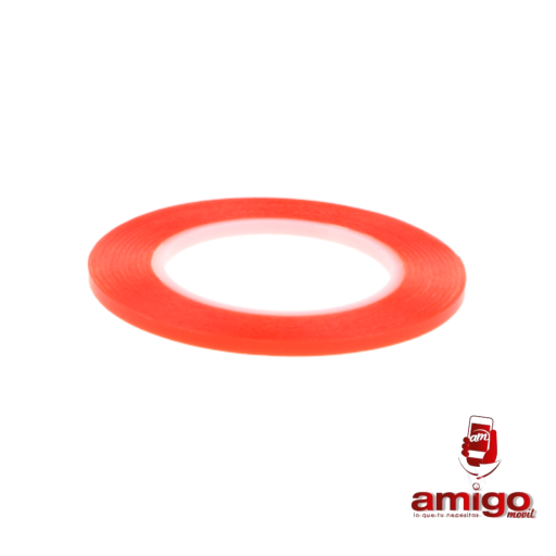 CINTA DOBLE FAST 3MM ROJA