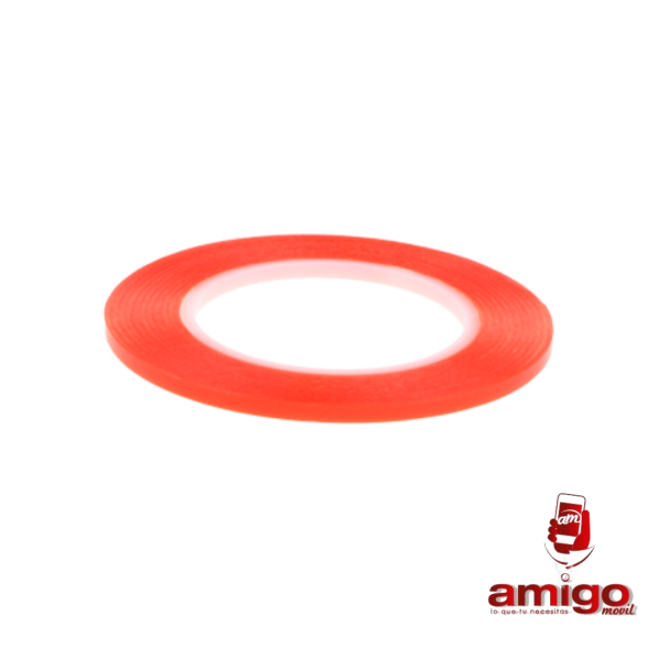 CINTA DOBLE FAST 3MM ROJA