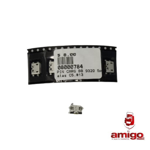 PIN CARGA BLACK BERRY 9320 5patas