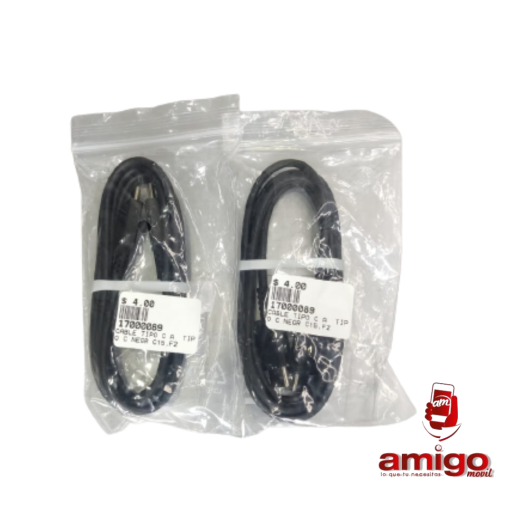CABLE TIPO C A  TIPO C NEGR