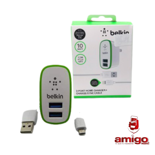 CARGADOR V8 BELKIN 2 PORT