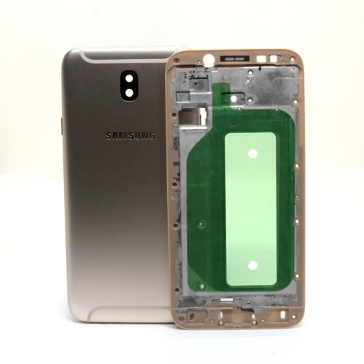 TAPA VANCOUVER + MEDIO BISEL SAMSUNG J7 PRO DORADO