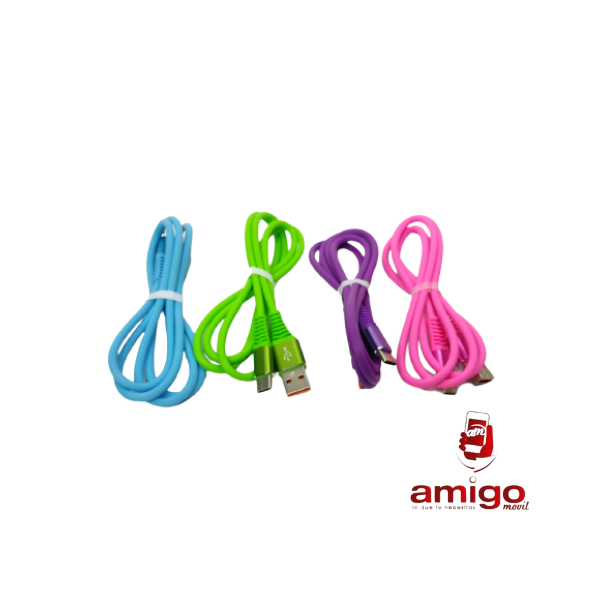 CABLE USB V8 ALUMINIO COLOR