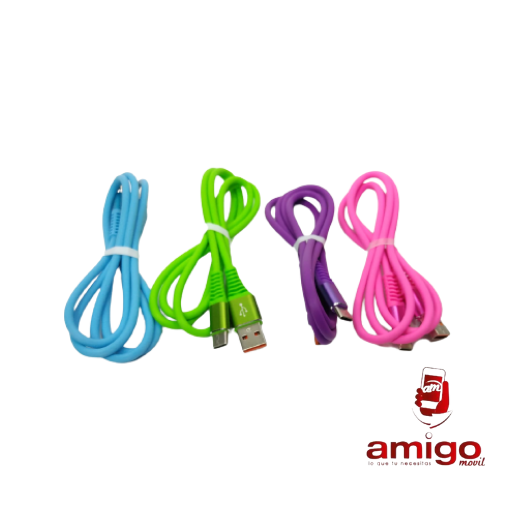CABLE USB V8 ALUMINIO COLOR