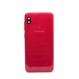 TAPA SAMSUNG A10 C/LENTE ROJO
