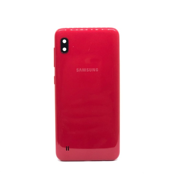 TAPA SAMSUNG A10 C/LENTE ROJO
