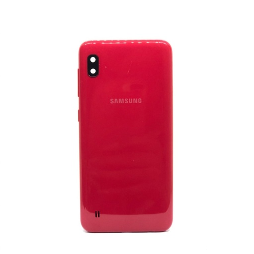 TAPA SAMSUNG A10 C/LENTE ROJO