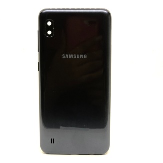 TAPA SAMSUNG A10 C/LENTE NEGRO