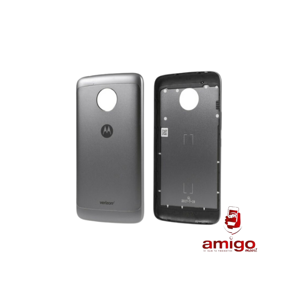 TAPA MOTOROLA E4 PLUS GRISS ORIGINAL