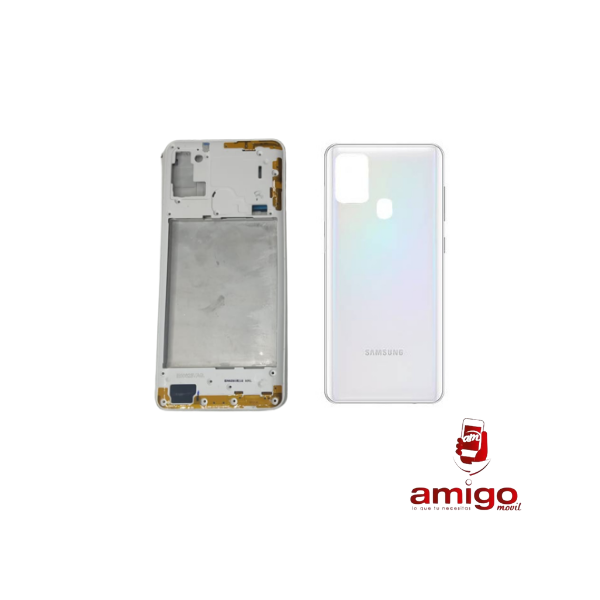 TAPA SAMSUNG A21S BLANCO+VANCOUVER+ BISEL