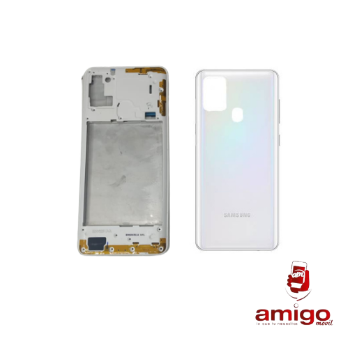 TAPA SAMSUNG A21S BLANCO+VANCOUVER+ BISEL