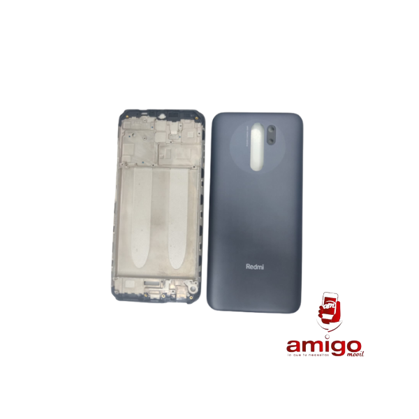 TAPA XIAOMI REDMI 9 NEGRO+VANCOUVER+BISEL