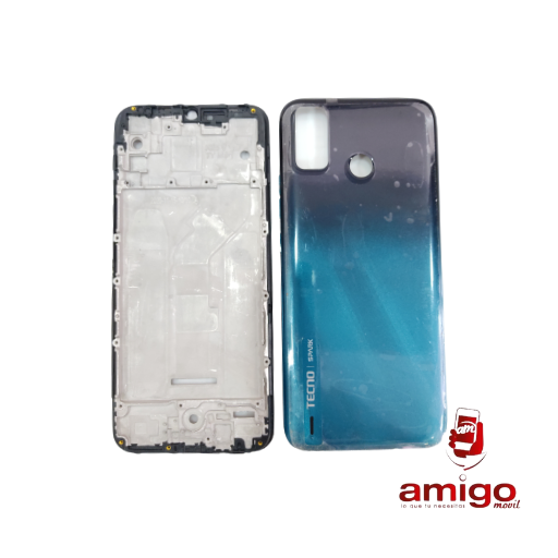 TAPA TECNO SPARK 6 GO VERDE+VANCOUVER+BISEL