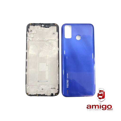 TAPA TECNO SPARK 6 GO AZUL+VANCOUVER+BISEL