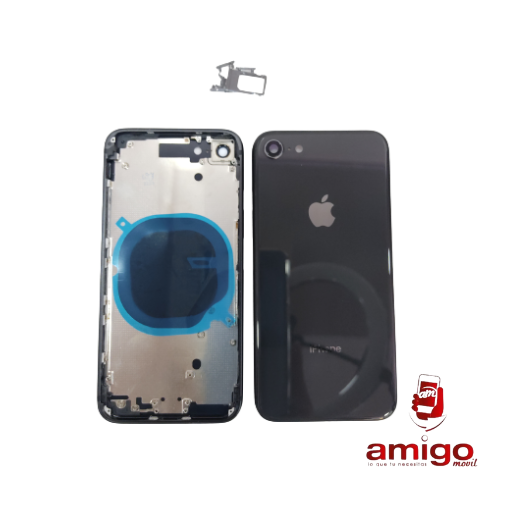 TAPA IPHONE 8 NEGR NEGRO+VANCOUVER+ BISEL