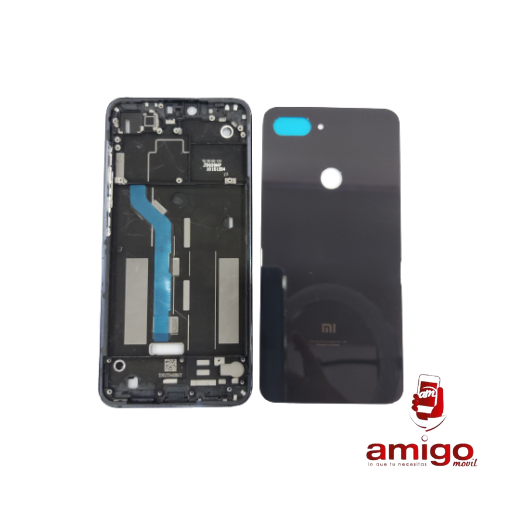TAPA XIAOMI MI 8 LITE NEGRO+VANCOUVER+BISEL