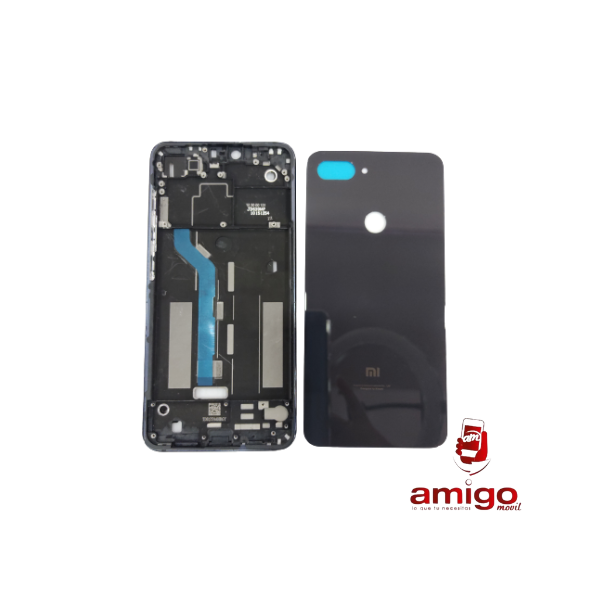 TAPA XIAOMI MI 8 LITE NEGRO+VANCOUVER+BISEL