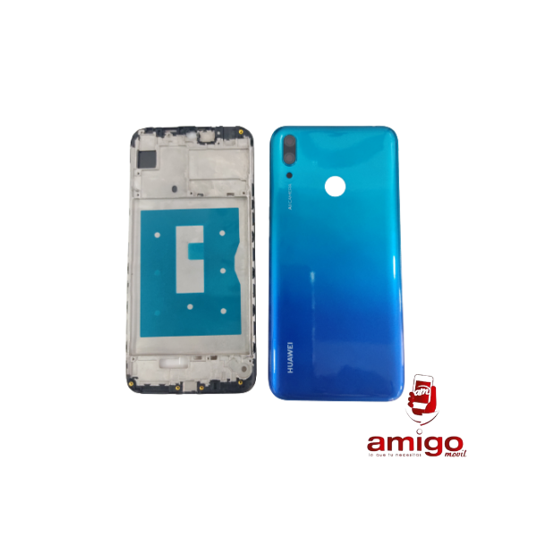 TAPA HUAWEI Y7 2019 AZUL+VANCOUVER+BISEL