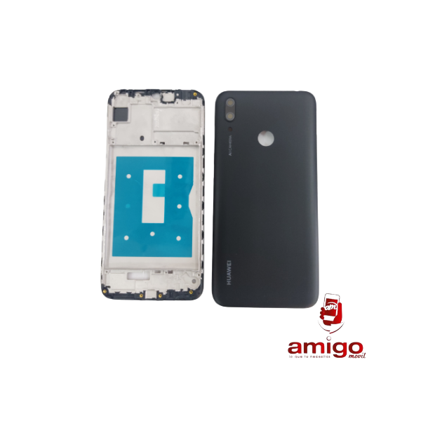 TAPA HUAWEI Y7 2019 NEGR+VANCOUVER+BISEL
