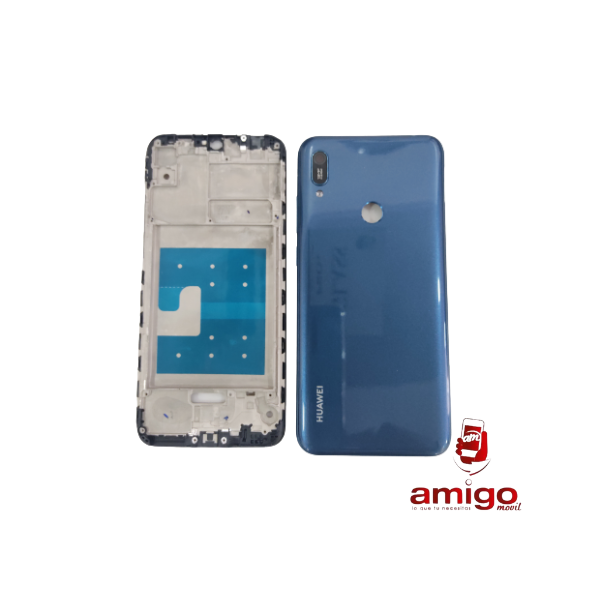 TAPA HUAWEI Y6-2019 AZUL+VANCOUVER+ BISEL