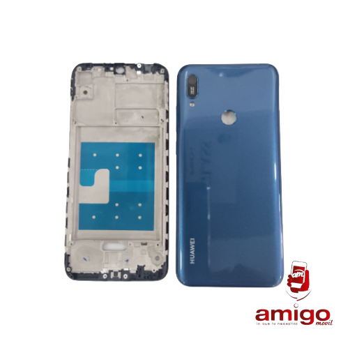 TAPA HUAWEI Y6-2019 AZUL+VANCOUVER+ BISEL