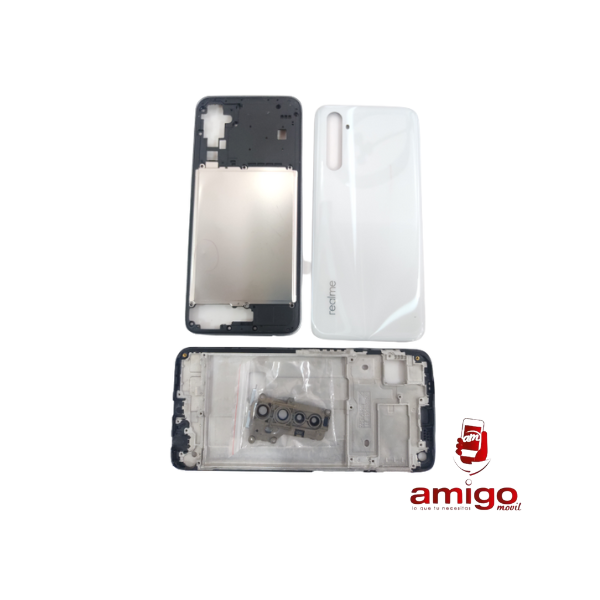 TAPA REALME 6 BLANCO+VANCOUVER+BISEL