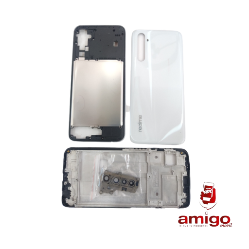 TAPA REALME 6 BLANCO+VANCOUVER+BISEL