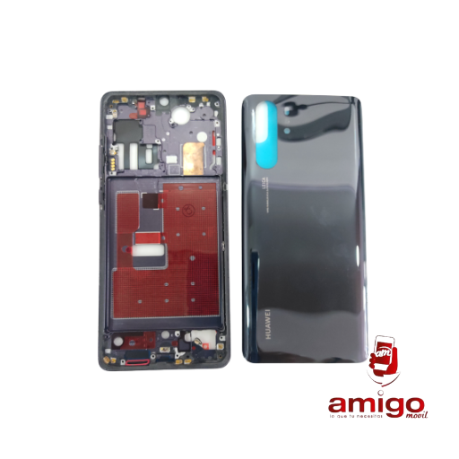 TAPA HUAWEI P30 PRO NEGRO+VANCOUVER+BISEL