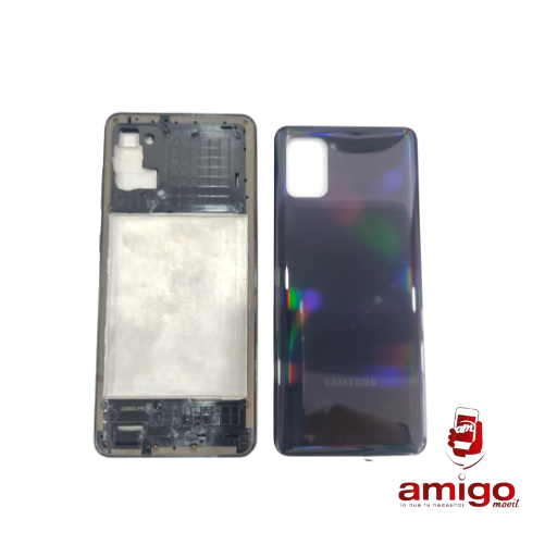 TAPA SAMSUNG A31 NEGRO+VANCOUVER+BISEL