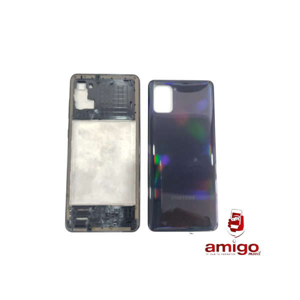 TAPA SAMSUNG A31 NEGRO+VANCOUVER+BISEL