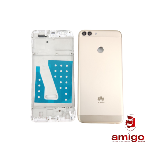 TAPA HUAWEI PSMART 2018 DORADO+VANCOUVER+BISEL