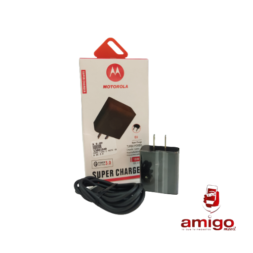 CARGADOR TIPO C MOTOROLA 18 W QC 3.0