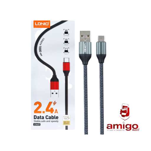 CABLE USB TIPO C LS431 LDNIO 1M