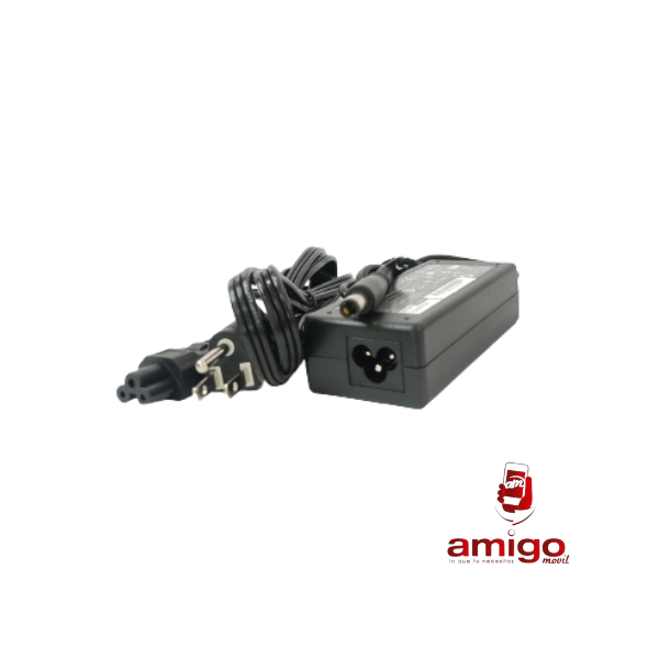 CARGADOR LAPTOOP HP 18 7.4X5 PIN NEGRA GRUESA