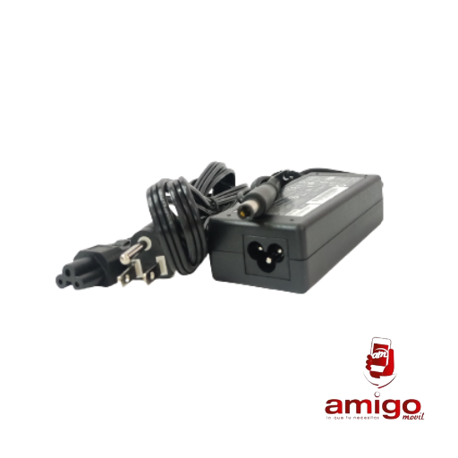 CARGADOR LAPTOOP HP 18 7.4X5 PIN NEGRA GRUESA