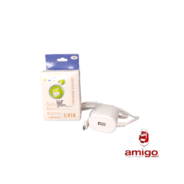 CARGADOR V8 + USB PDC P112