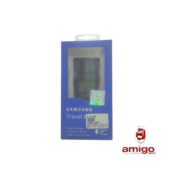 CARGADOR ADAPTADOR SAMSUNG S8 QC2.0 EP-TA20JBE