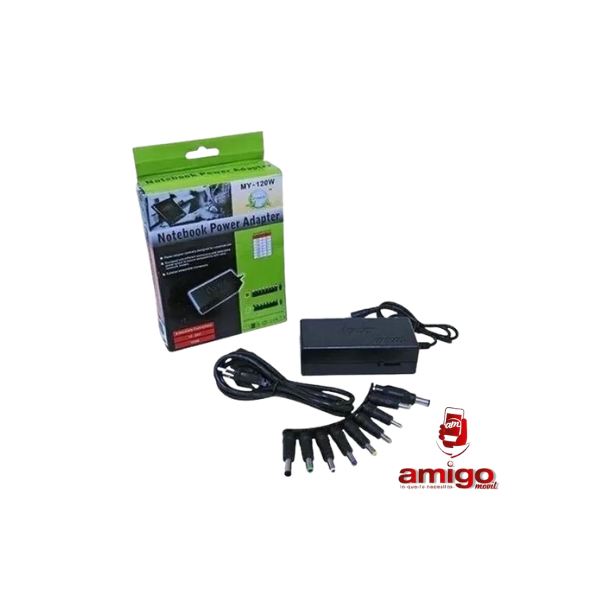 CARGADOR LAPTOOP 120W UNIVERSAL