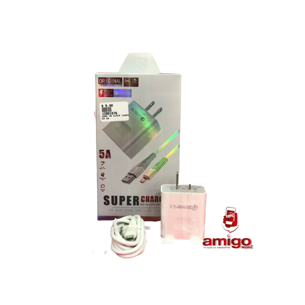 CARGADOR TIPO C SUPER CHARGER TD-T18 5A