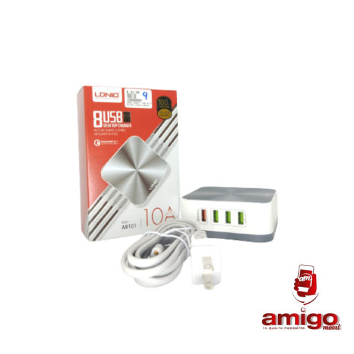 CARGADOR ADAPTADOR USB 8 PUERTOS LDNIO A8101
