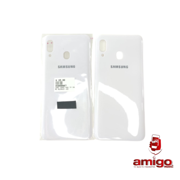 TAPA SAMSUNG A30 BLANCO