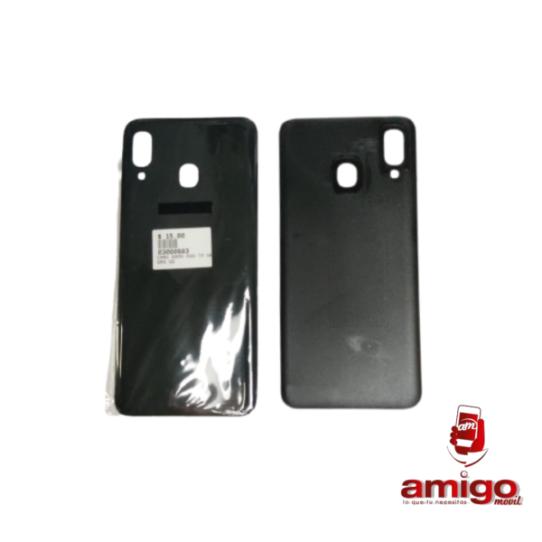TAPA SAMSUNG A20 NEGRO
