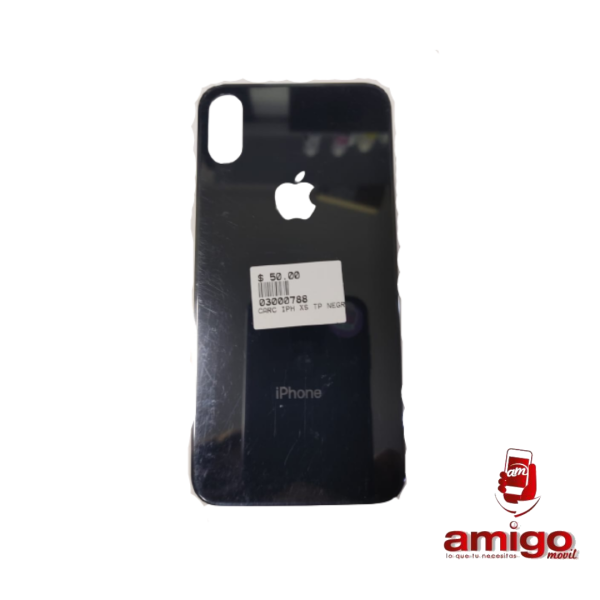 TAPA IPHONE XS NEGRO