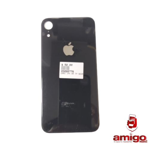 TAPA IPHONE XR NEGRO